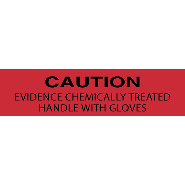 Caution - Chemically Treated Label
