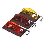 Filter goggles as long pass filter longpassfilter red (624 nm)