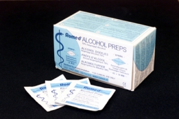 Alcoholpreps, 3 x 6,6 cm, 200 pcs