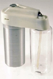 Ecospray set in box with 1 Ecospray Wit, 0.70mm Jetnozzle, 1 Pressure refill and 1 empty bottle with cap