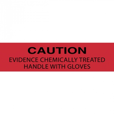 Caution - Chemically Treated Label