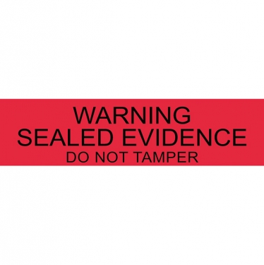Warning Sealed Evidence, 250 pcs