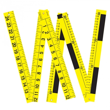 3-Part Folding Scale Metric