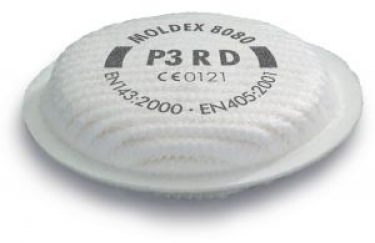 Moldex Particulate Filters, P3-D High efficiency for 8000 serie, 8 pcs