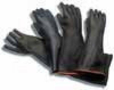 Latex Gloves, Grip-Line Primus, Black, 60cm, size 10, 1 pair