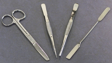 Fine-Point Tweezers, stainless steel