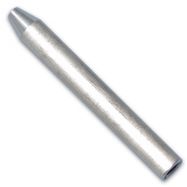1 in Tapered Tip End Piece - Aluminium